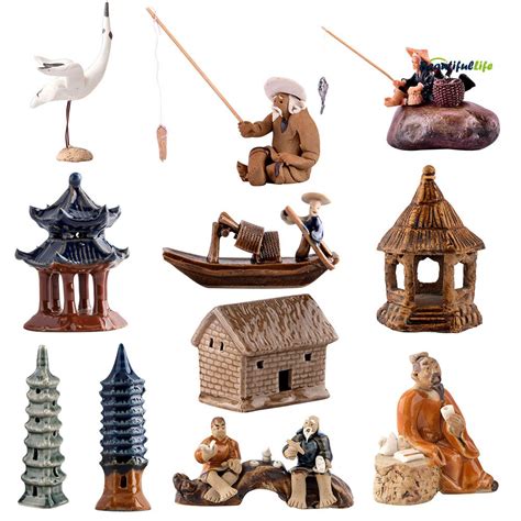 miniature chinese figurines